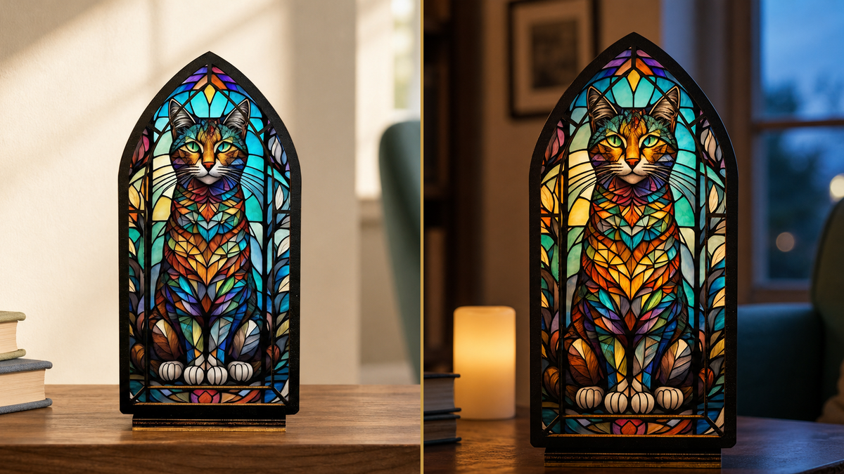 Jewel Cat — Candlelight Window