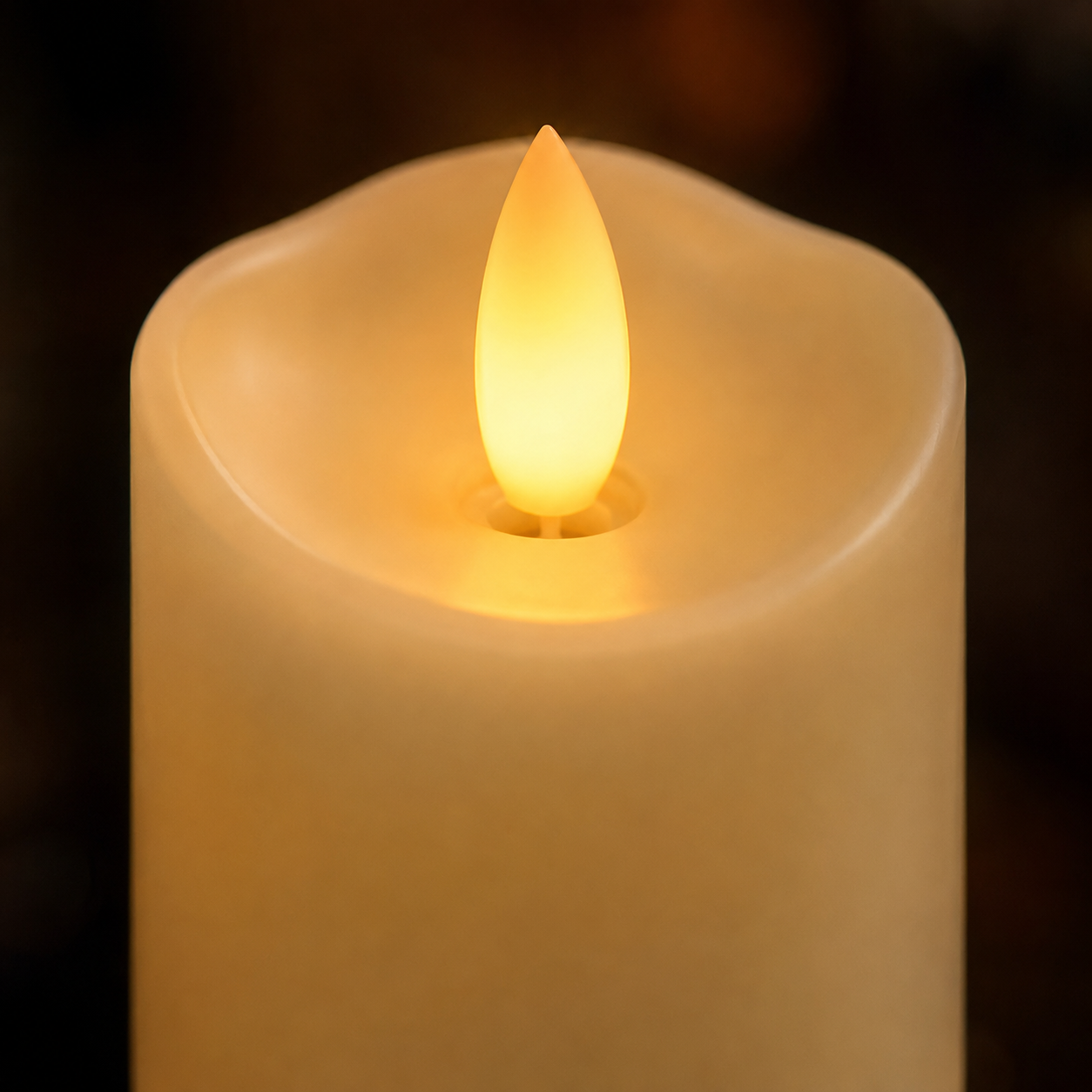 Warm Flicker LED Candle - Lumenvale Add-On