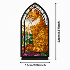 Amber Garden Cat — Candlelight Window