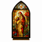 Our Lady of Roses — Candlelight Window