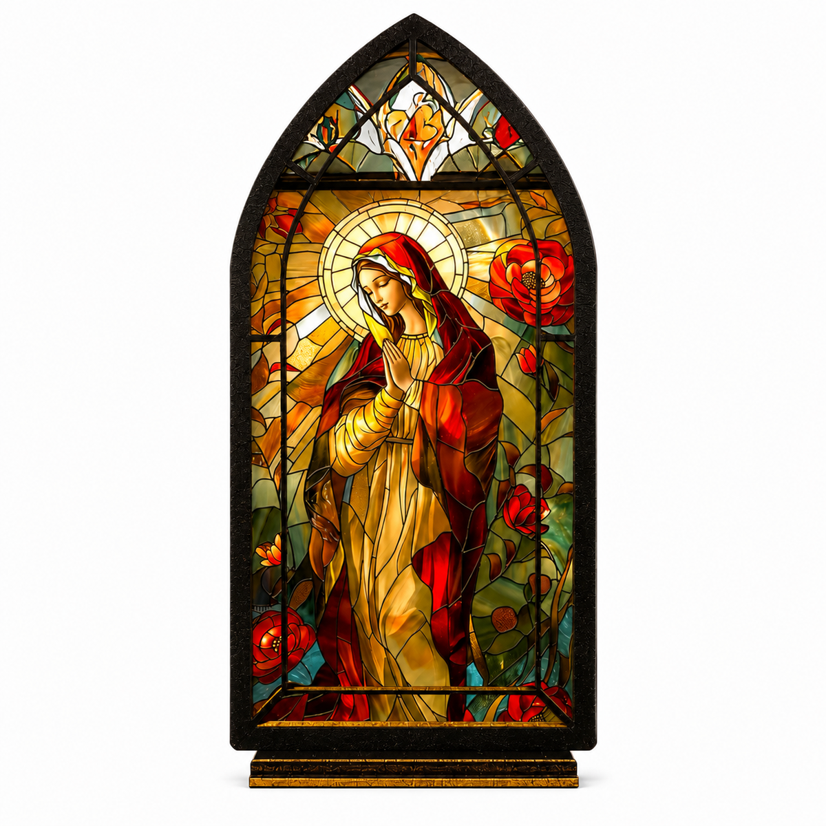 Our Lady of Roses — Candlelight Window