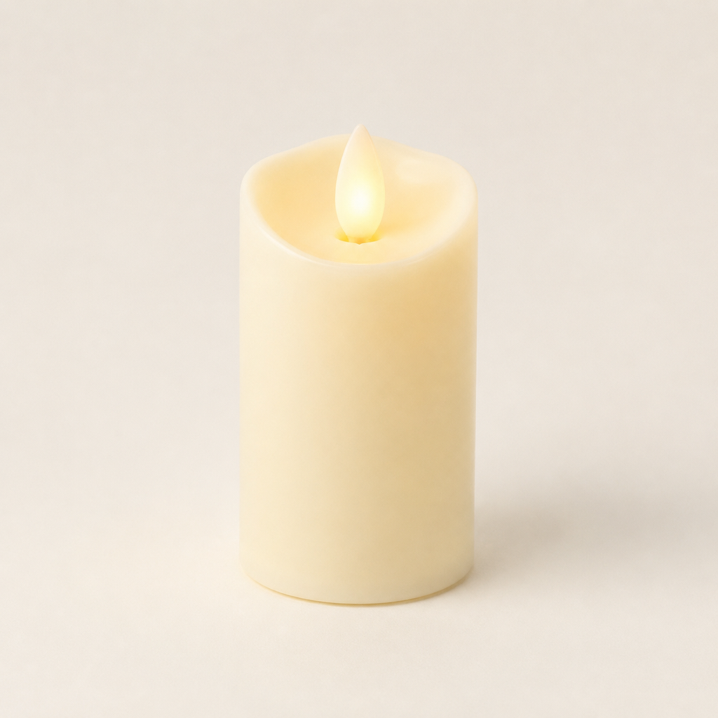 Warm Flicker LED Candle - Lumenvale Add-On