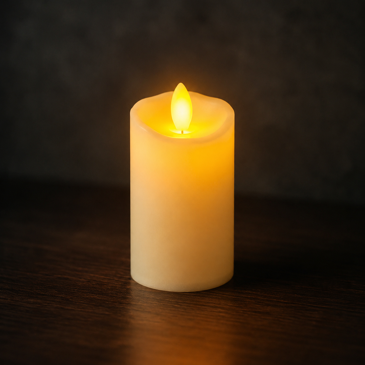 Warm Flicker LED Candle - Lumenvale Add-On