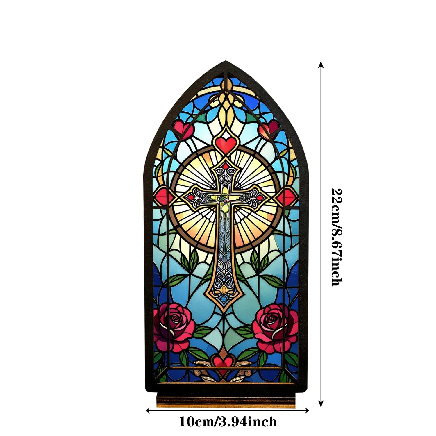 Rose Cross — Candlelight Window