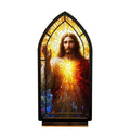 Sacred Heart of Jesus — Candlelight Window