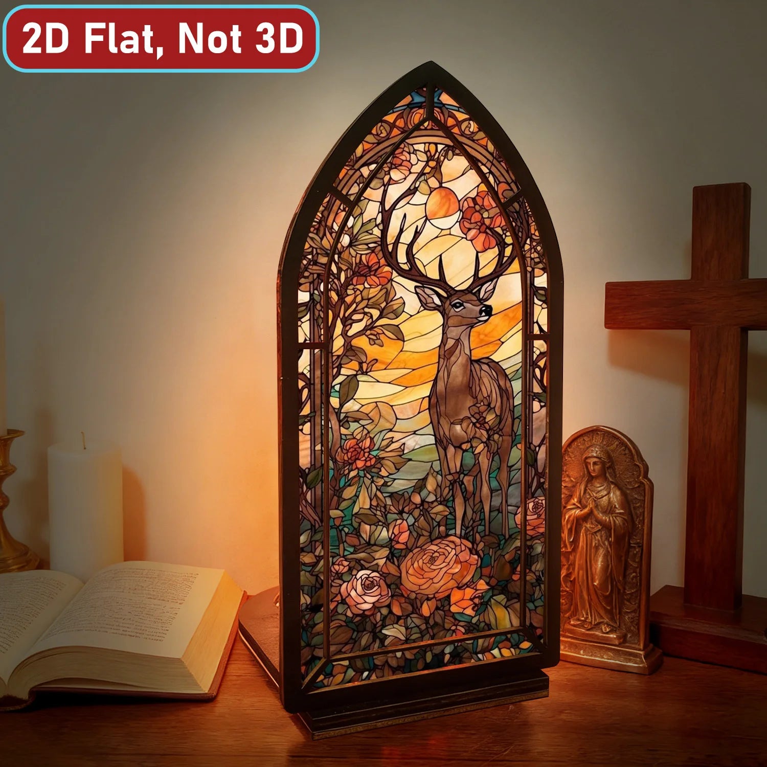 Autumn Stag — Candlelight Window