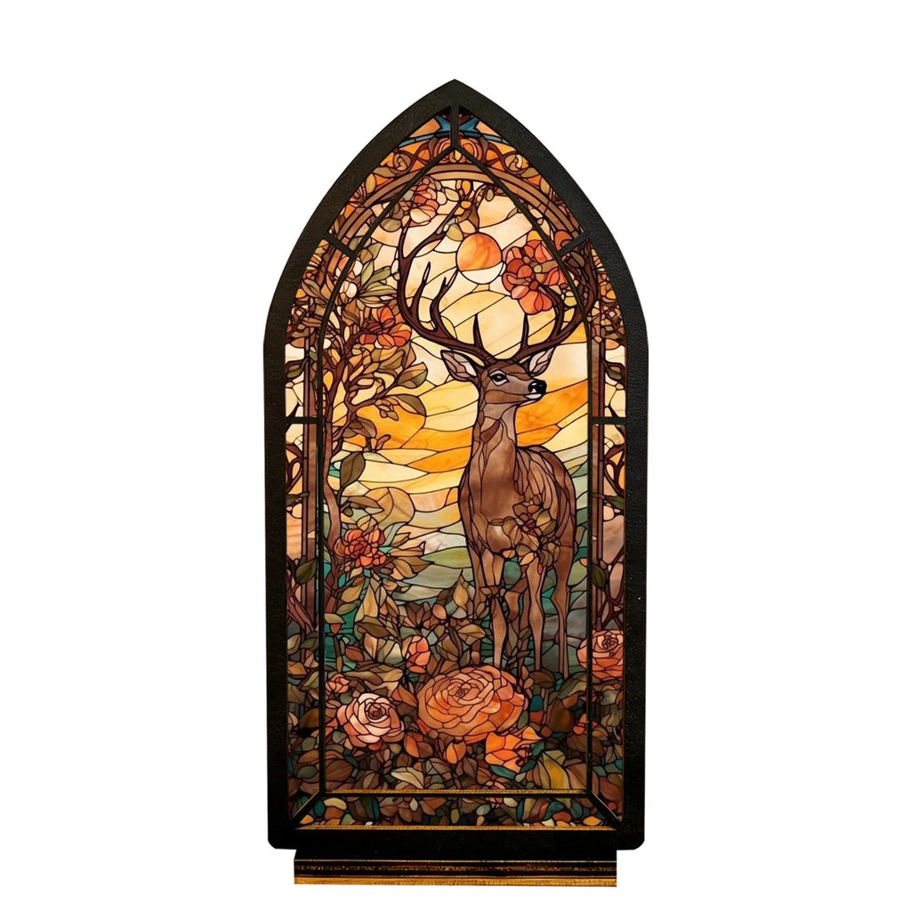 Autumn Stag — Candlelight Window