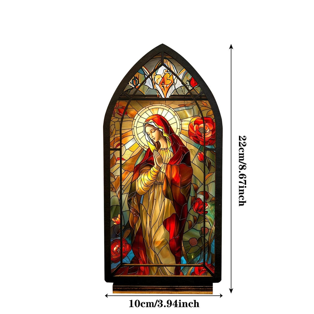 Our Lady of Roses — Candlelight Window