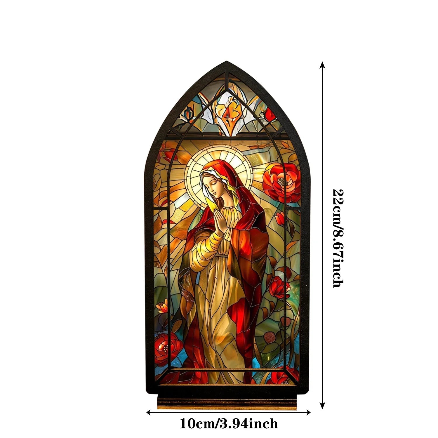 Our Lady of Roses — Candlelight Window