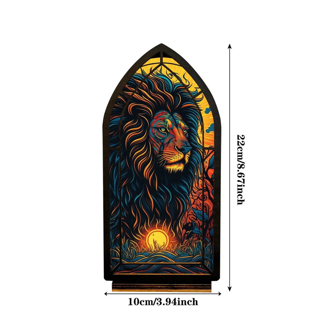 Sunkeeper Lion — Candlelight Window