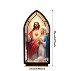 Sacred Hearts of Jesus & Mary — Candlelight Window