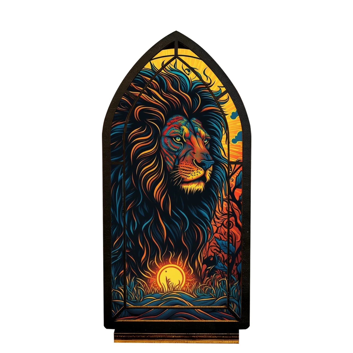 Sunkeeper Lion — Candlelight Window