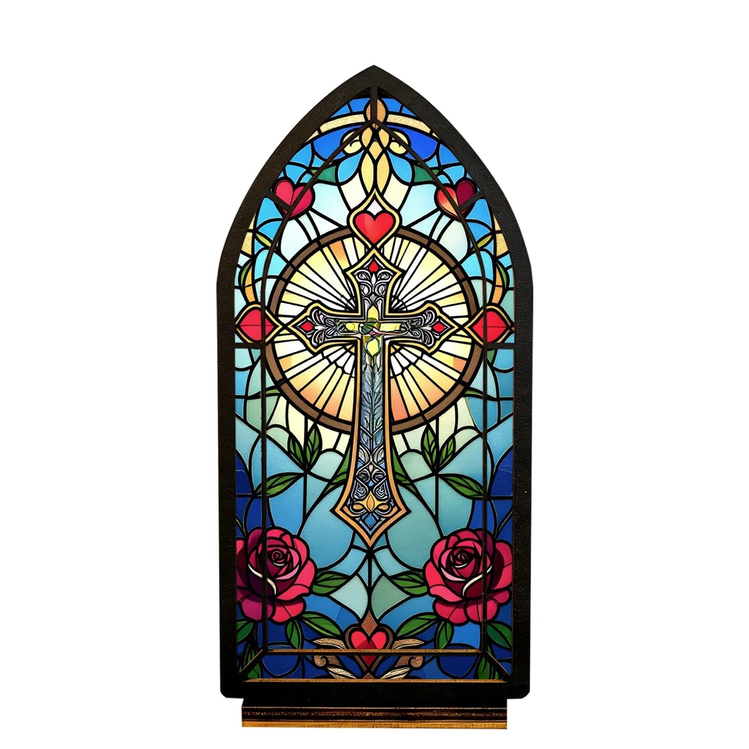 Rose Cross — Candlelight Window