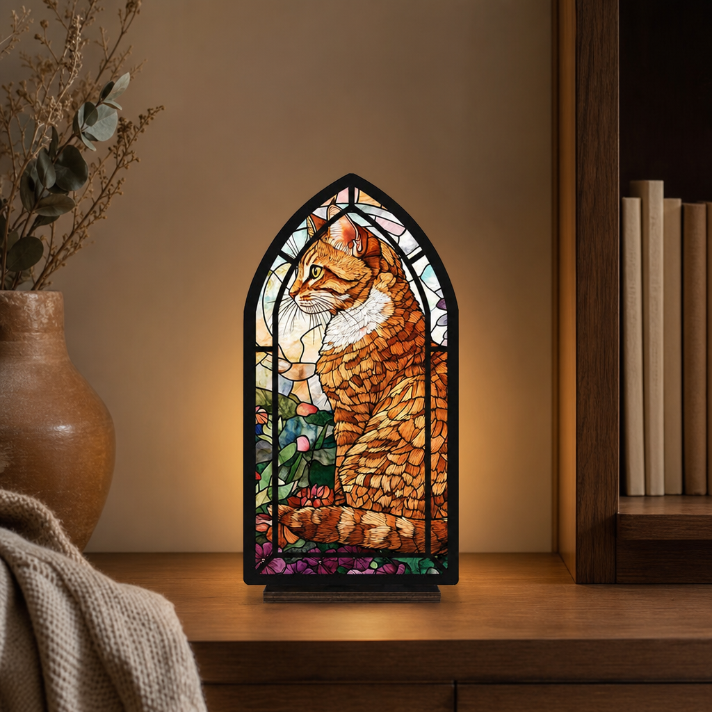 Amber Garden Cat — Lumenvale home lifestyle