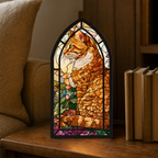 Amber Garden Cat — Lumenvale material detail