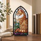 Amber Garden Cat — Lumenvale daylight truth