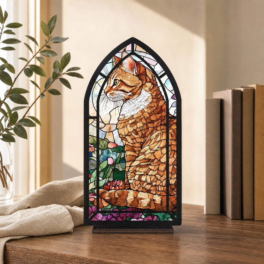 Amber Garden Cat — Lumenvale daylight truth