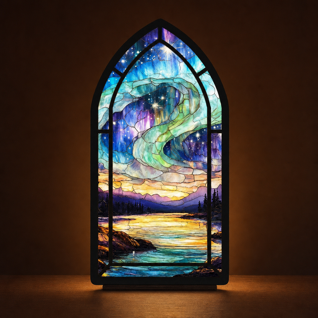 Aurora Passage — Lumenvale close frontal artwork view