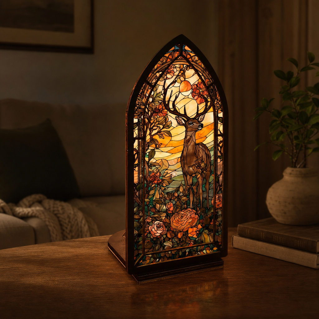 Autumn Stag — Lumenvale night atmosphere