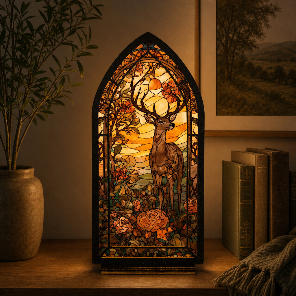 Autumn Stag — Candlelight Window