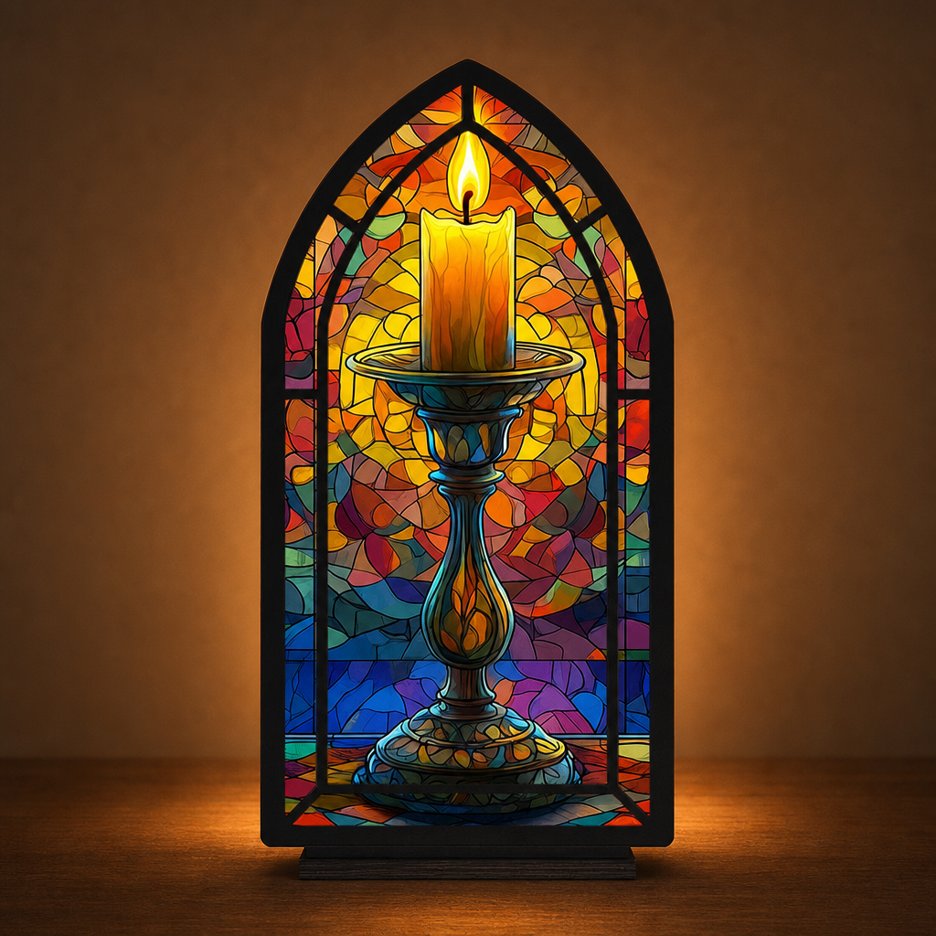 Candle of Hope — Lumenvale close frontal artwork view