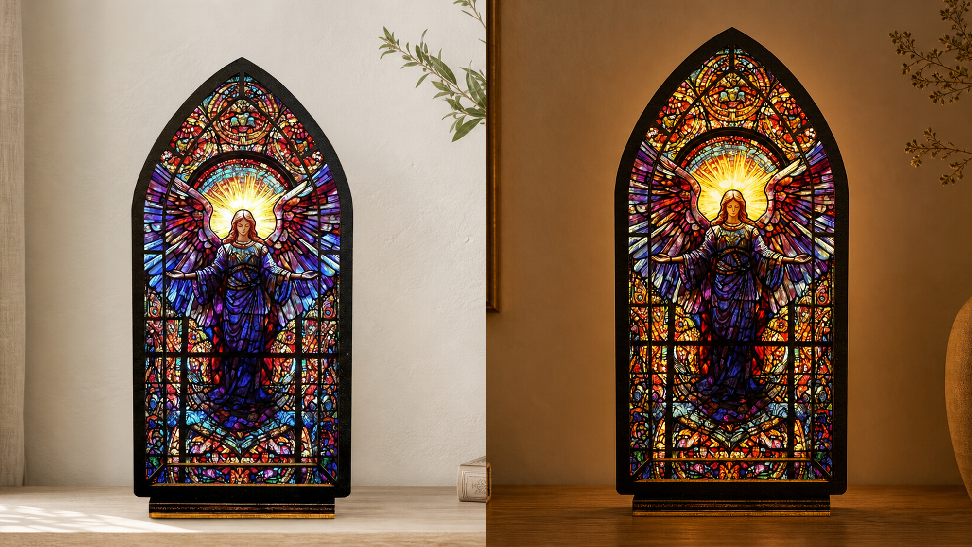 Celestial Guardian — Candlelight Window