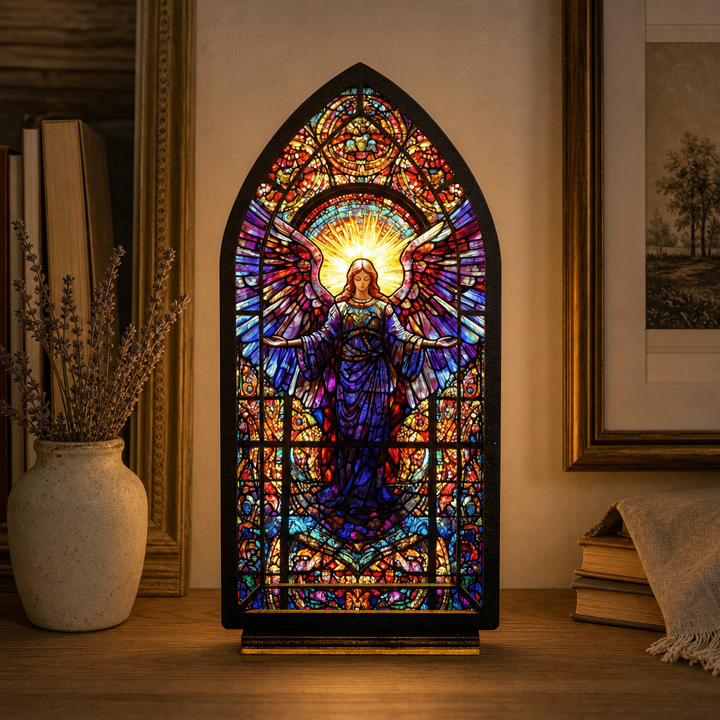 Celestial Guardian — Candlelight Window