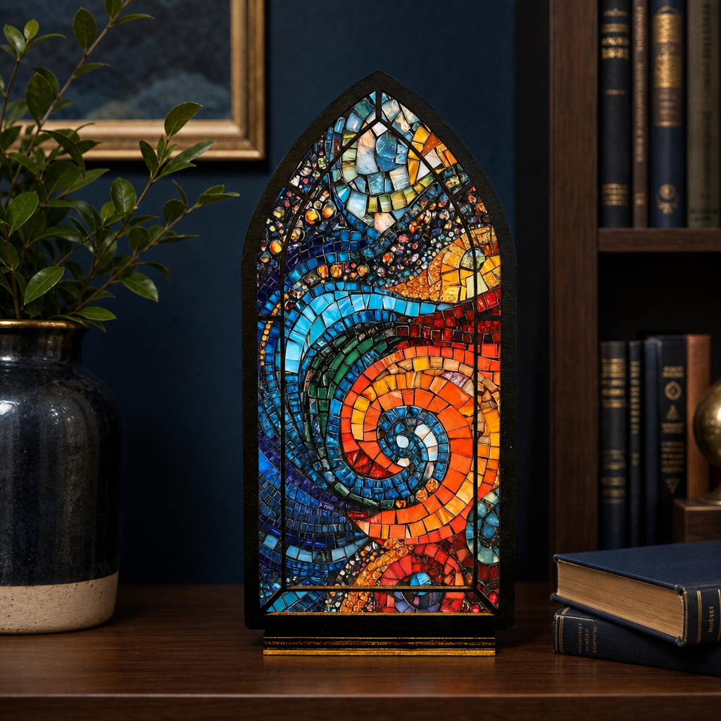 Cosmic Tides — Candlelight Window dimensions and materials