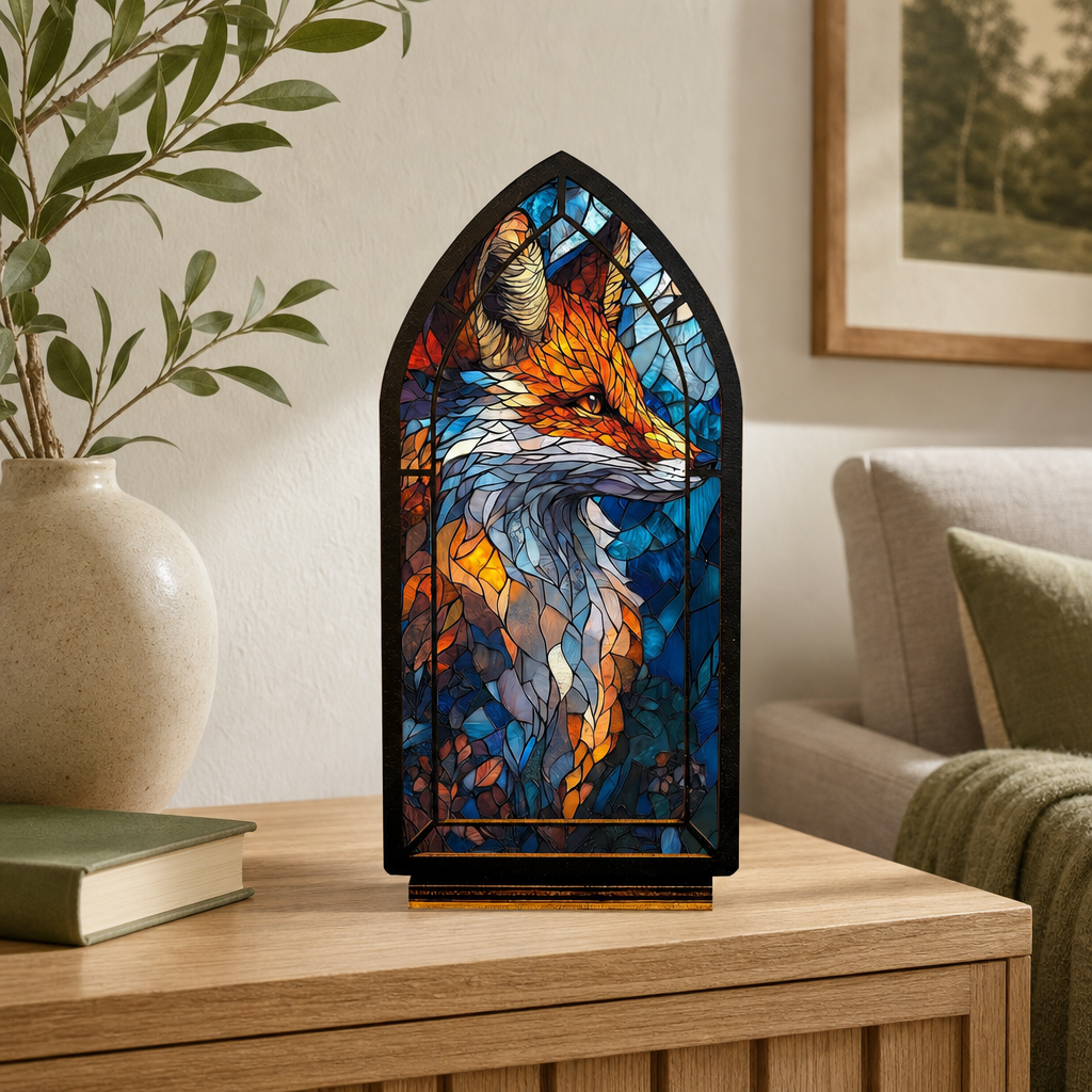 Ember Wolf — Candlelight Window dimensions and materials