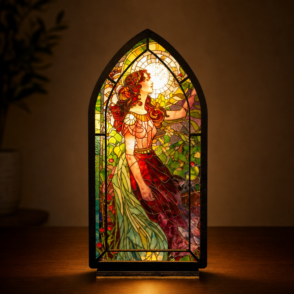 Garden Muse — Lumenvale close frontal artwork view