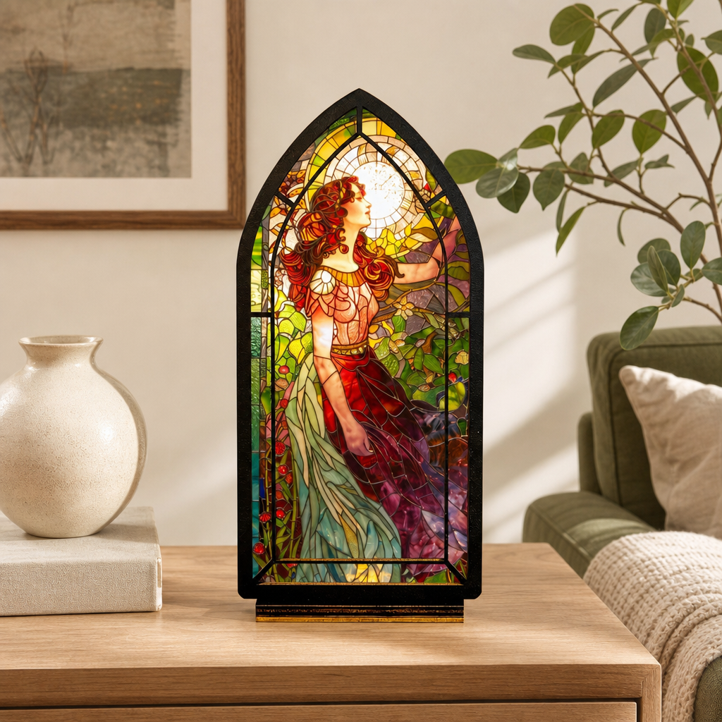Garden Muse — Candlelight Window dimensions and materials
