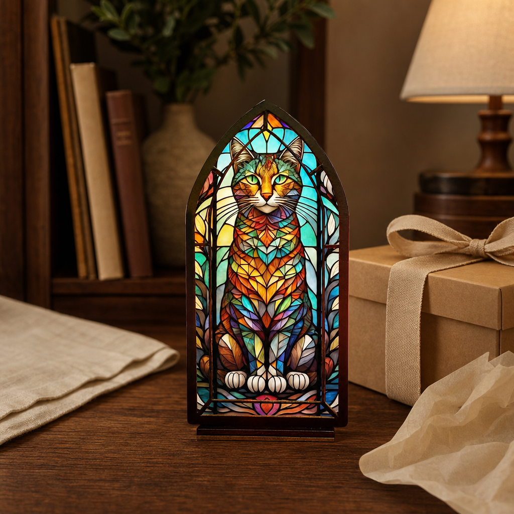 Jewel Cat — Lumenvale gift still life