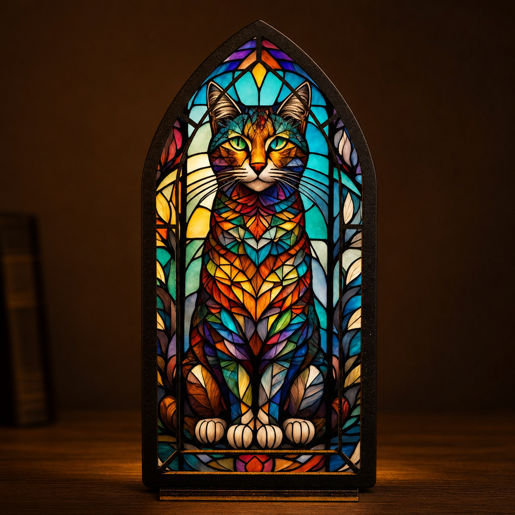 Jewel Cat — Lumenvale close frontal artwork view