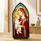 Jeweled Madonna & Child — Lumenvale daylight truth