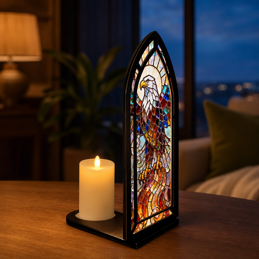 Liberty Flame — Lumenvale hero lit