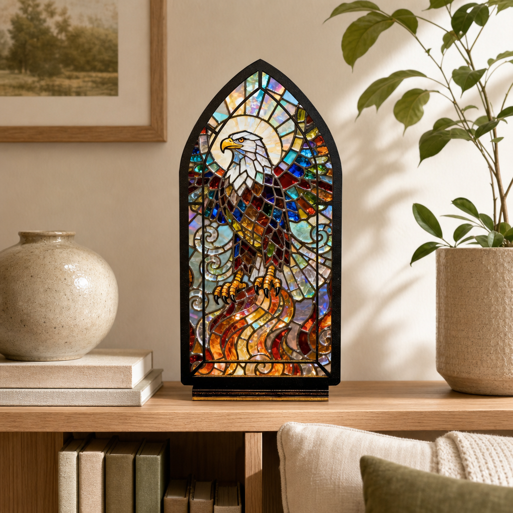 Liberty Flame — Candlelight Window dimensions and materials