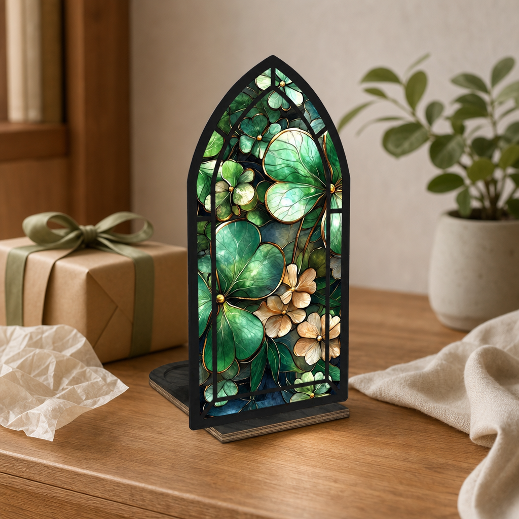 Lucky Clover — Lumenvale gift still life
