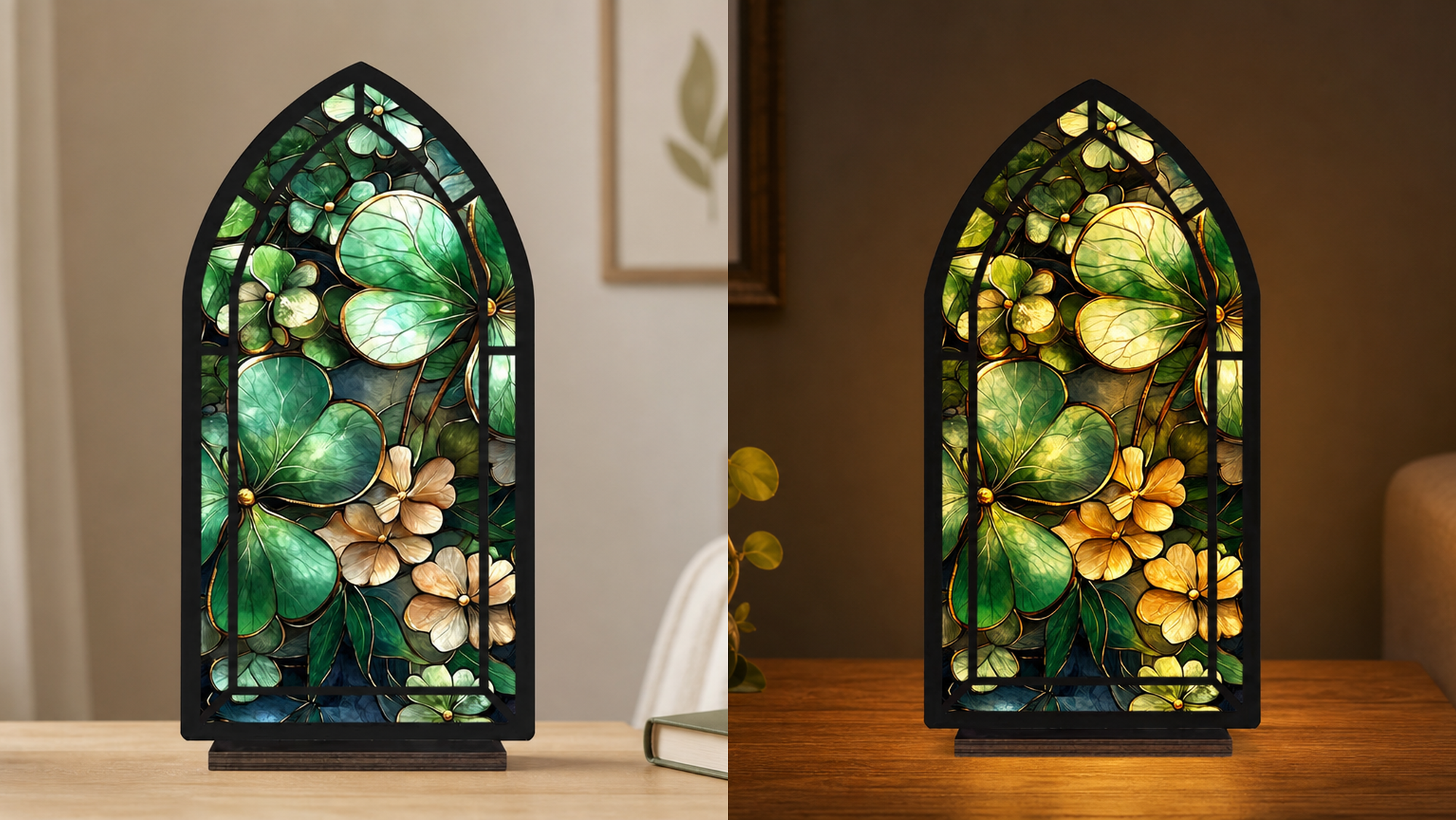 Lucky Clover — Candlelight Window