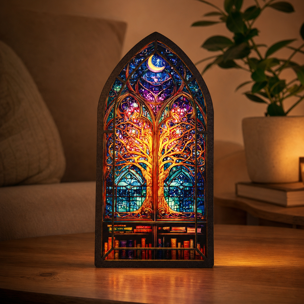 Moonroot Tree — Lumenvale night atmosphere
