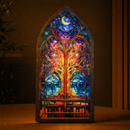 Moonroot Tree — Lumenvale close frontal artwork view