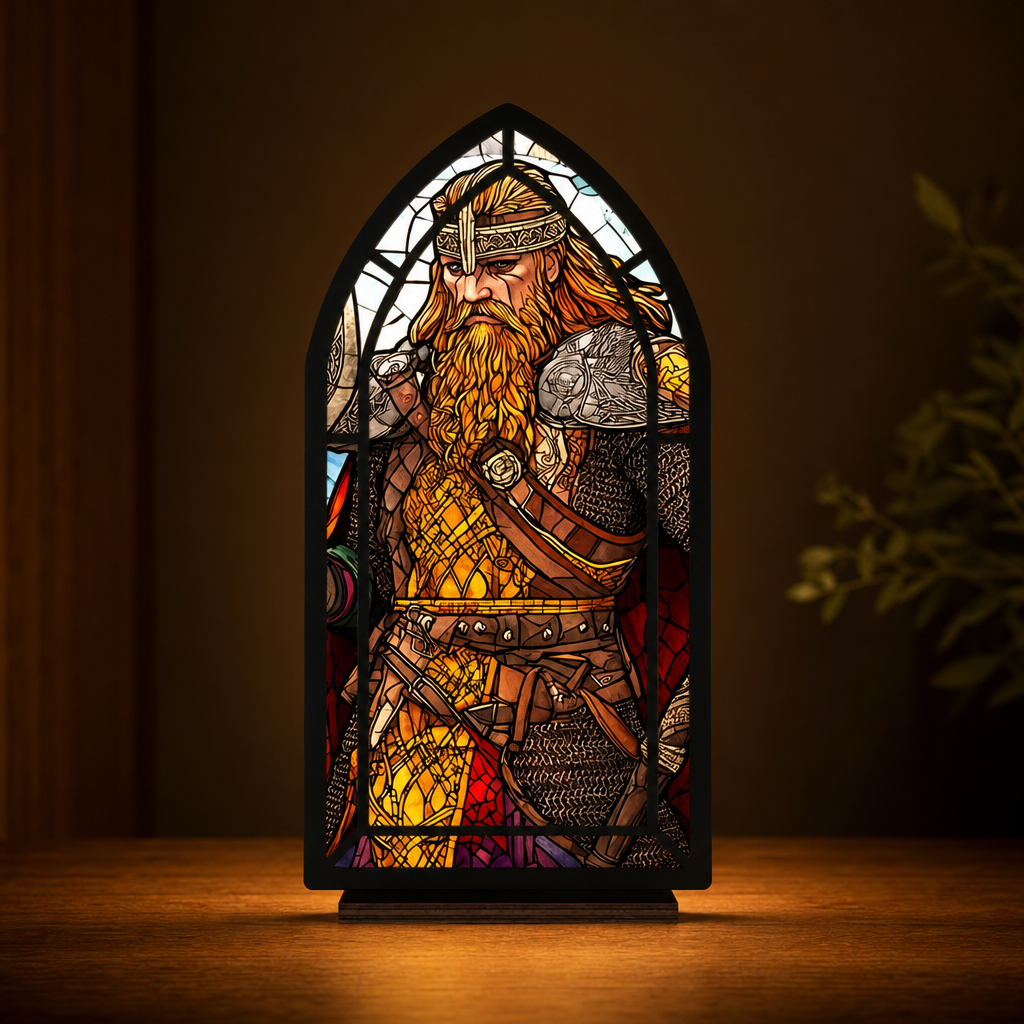 Nordic Sentinel — Lumenvale close frontal artwork view