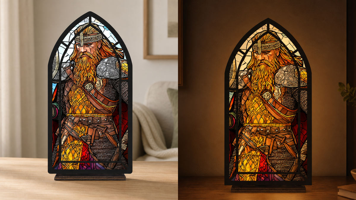 Nordic Sentinel — Candlelight Window