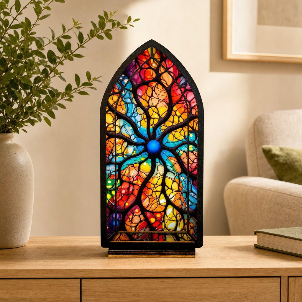 Prismatic Tree — Candlelight Window dimensions and materials