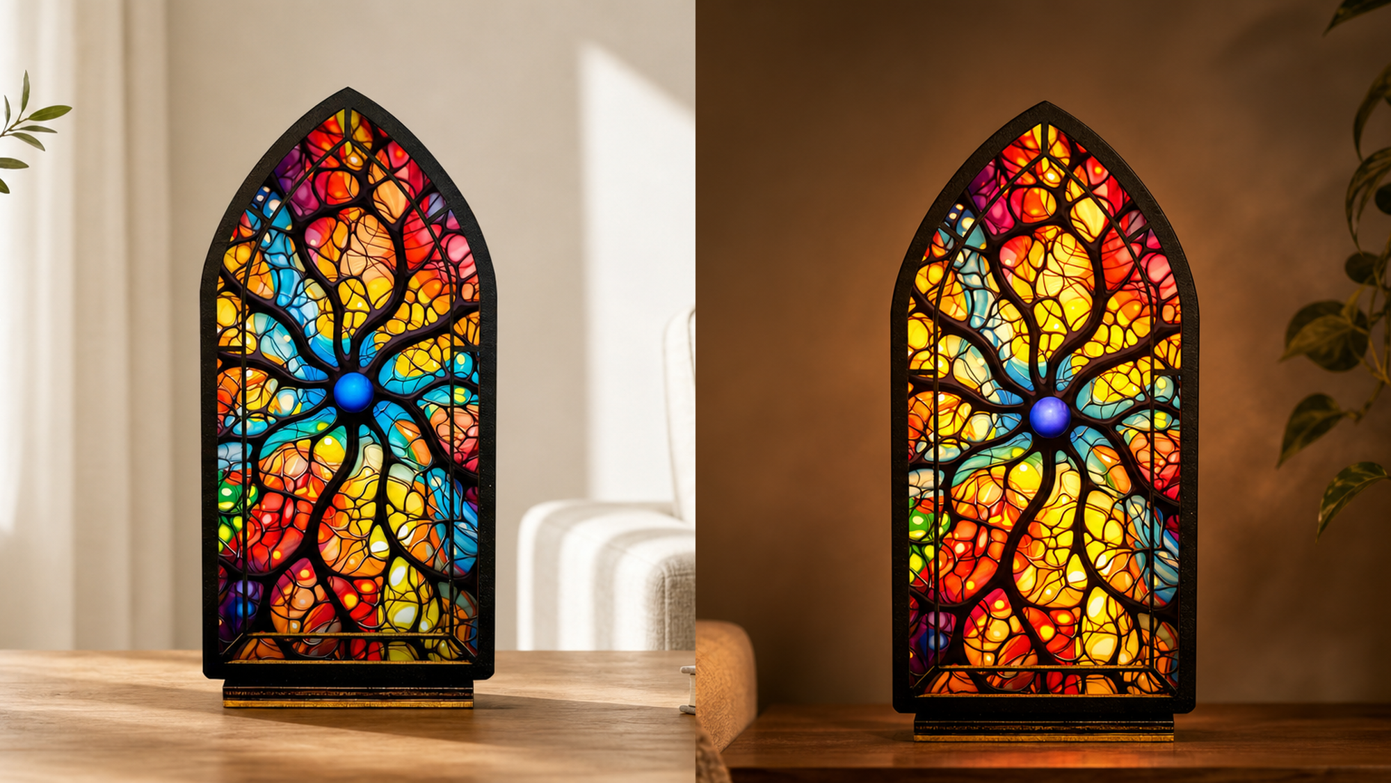Prismatic Tree — Candlelight Window
