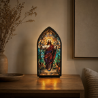 Risen Christ — Lumenvale night atmosphere