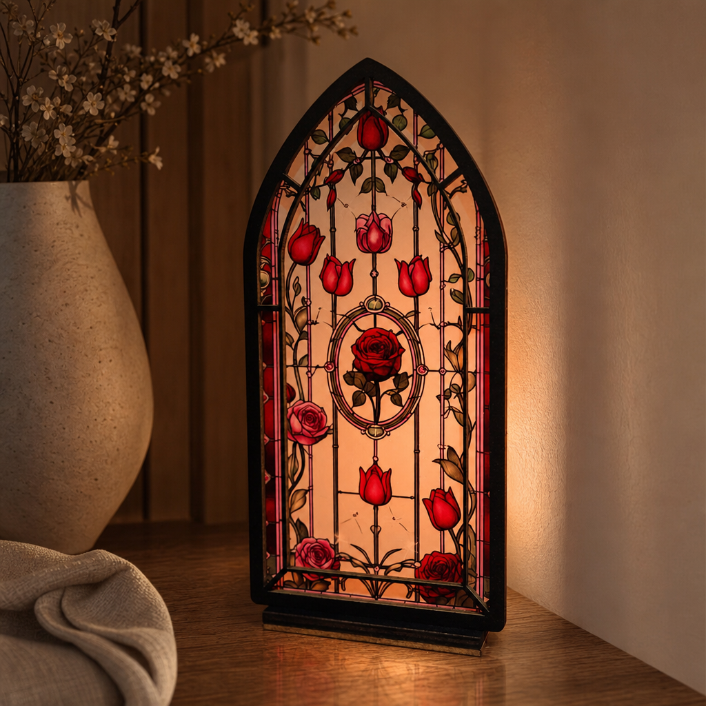 Rose Cathedral — Lumenvale night atmosphere