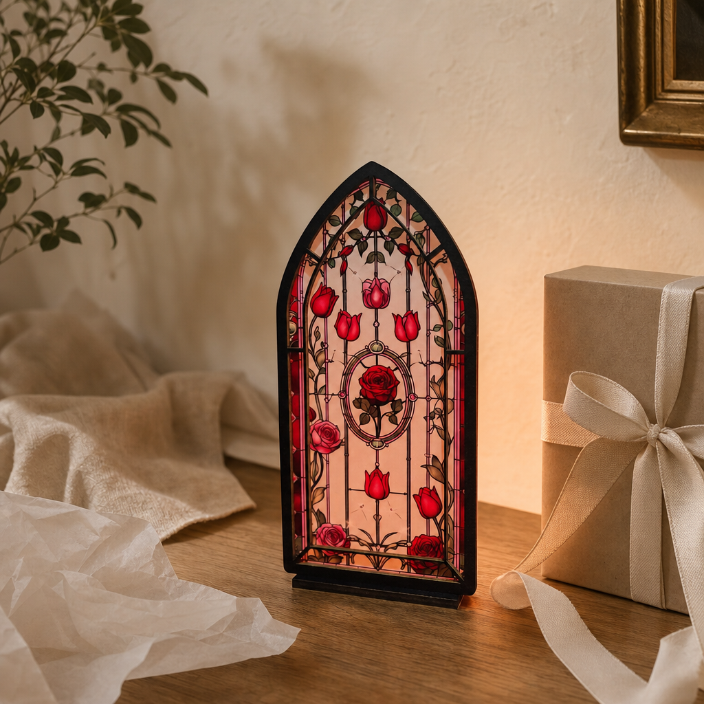 Rose Cathedral — Lumenvale gift still life