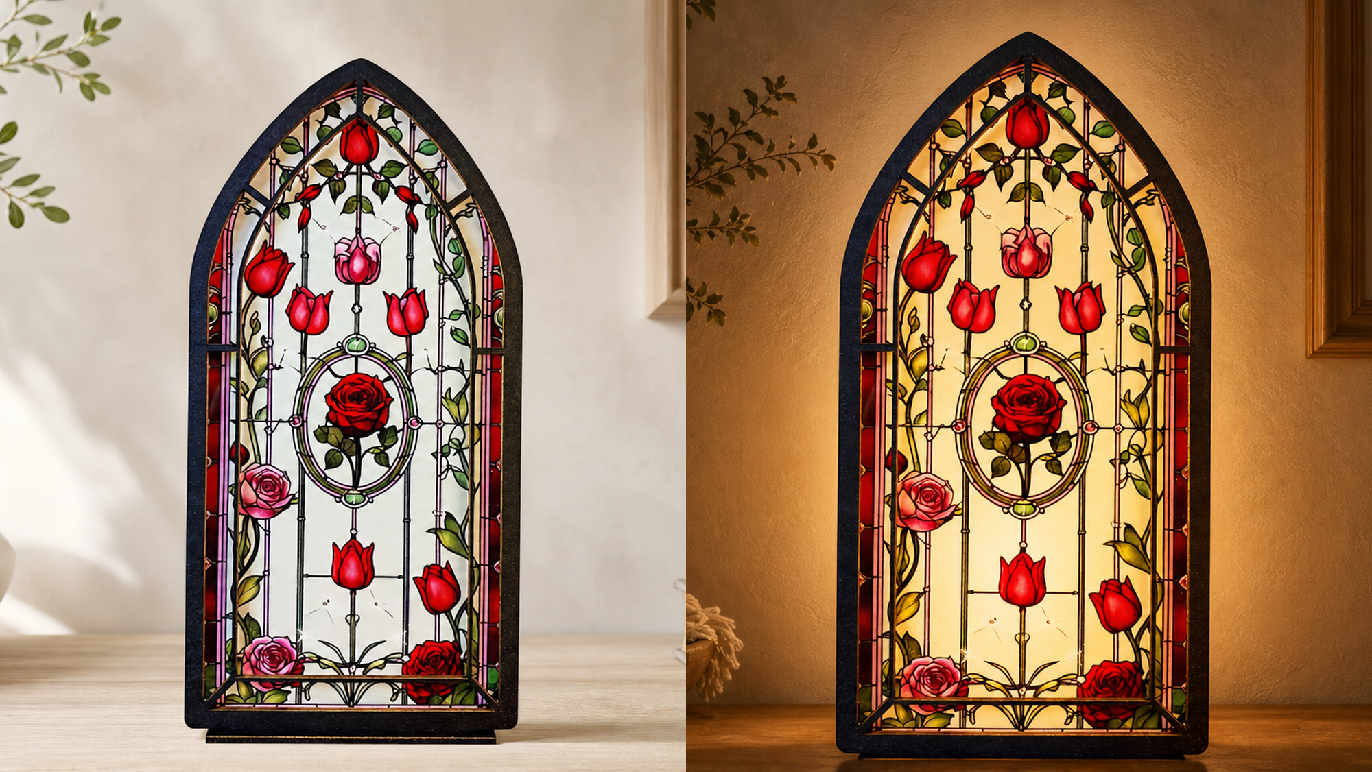 Rose Cathedral — Candlelight Window
