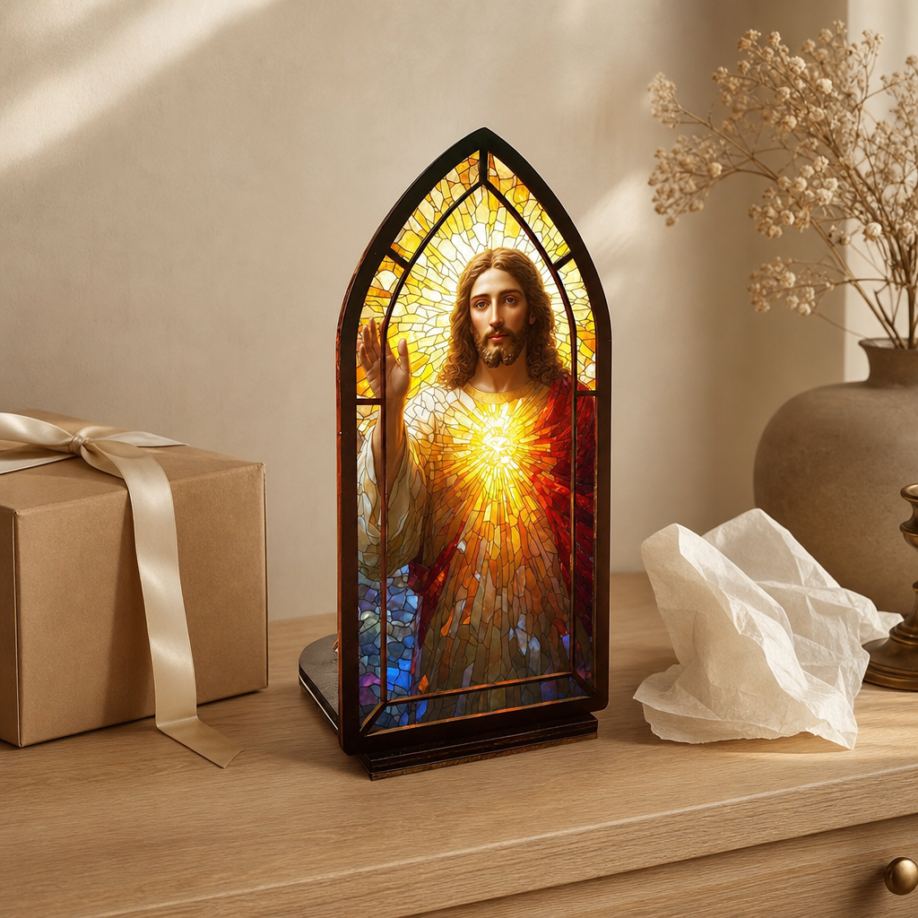 Sacred Heart of Jesus — Lumenvale gift still life