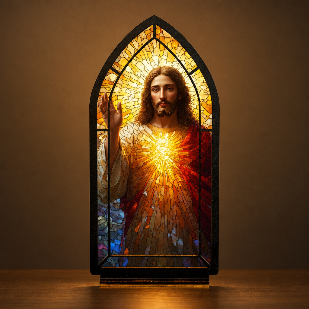 Sacred Heart of Jesus — Lumenvale close frontal artwork view
